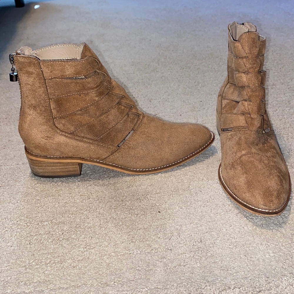Suede Booties